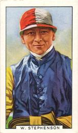 1936 Gallaher Famous Jockeys #5 Willie Stephenson Front